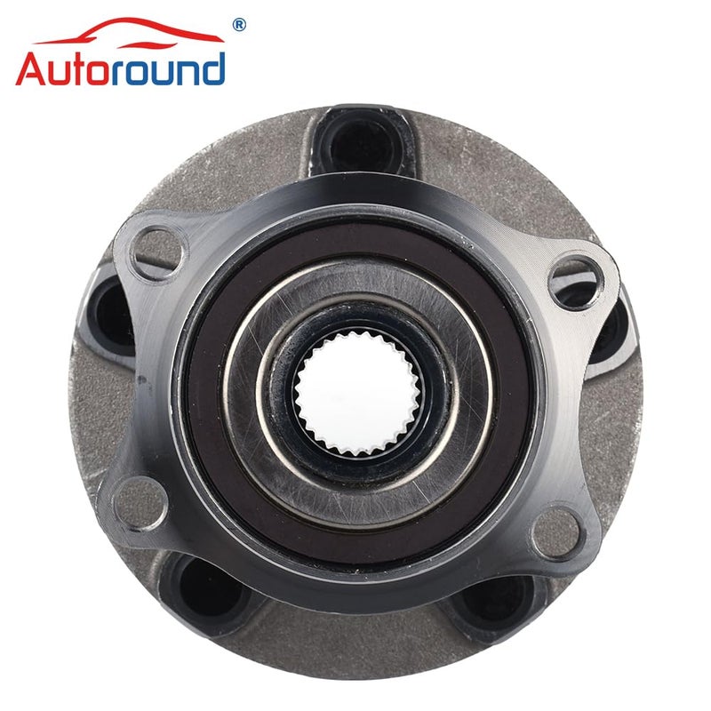 Autoround 512536 محمل العجلة الخلفية ومجموعة المحور لسوبارو Outback 2015-2021/ Forester 2019/WRX 2015-2019/ Legacy 15-21/ Ascent 19-21 5 العروة مع ABS - Image 2